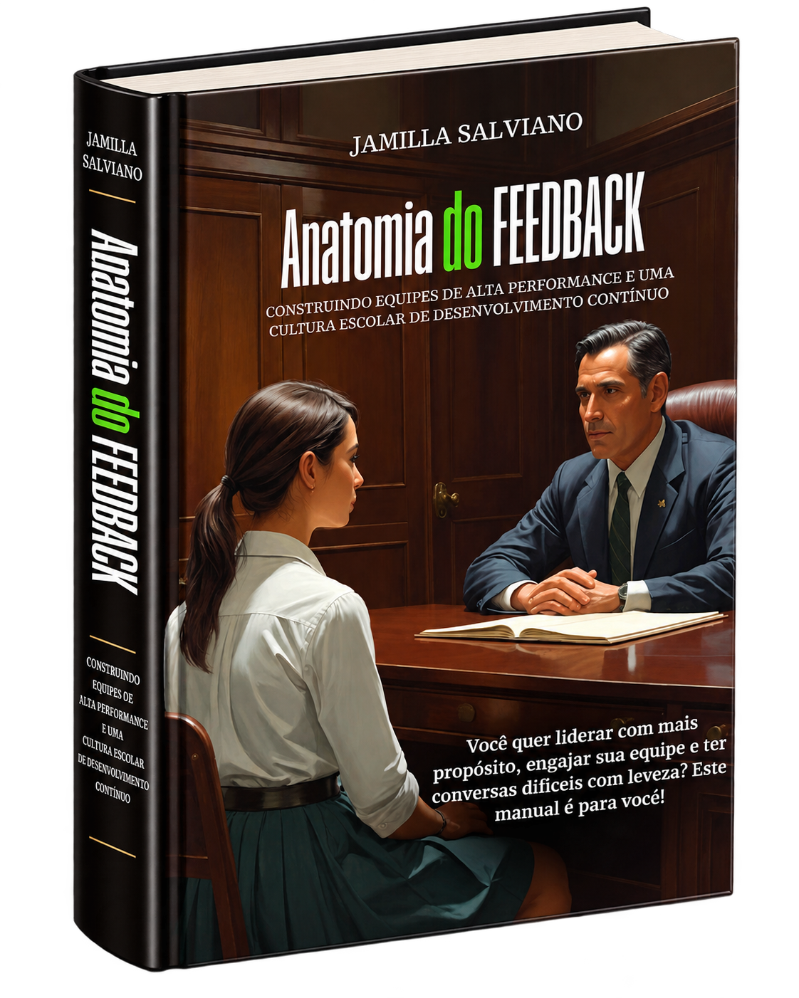 Capa do livro Anatomia do Feedback, de Jamilla Salviano
