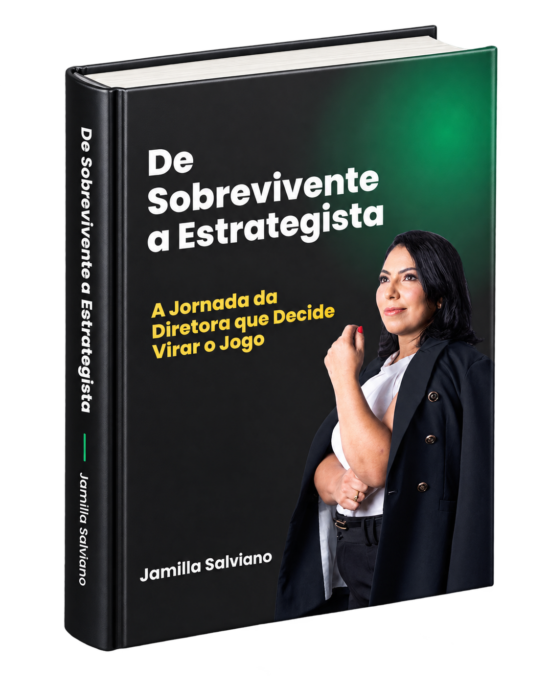 Capa do livro De Sobrevivente a Estrategista, de Jamilla Salviano