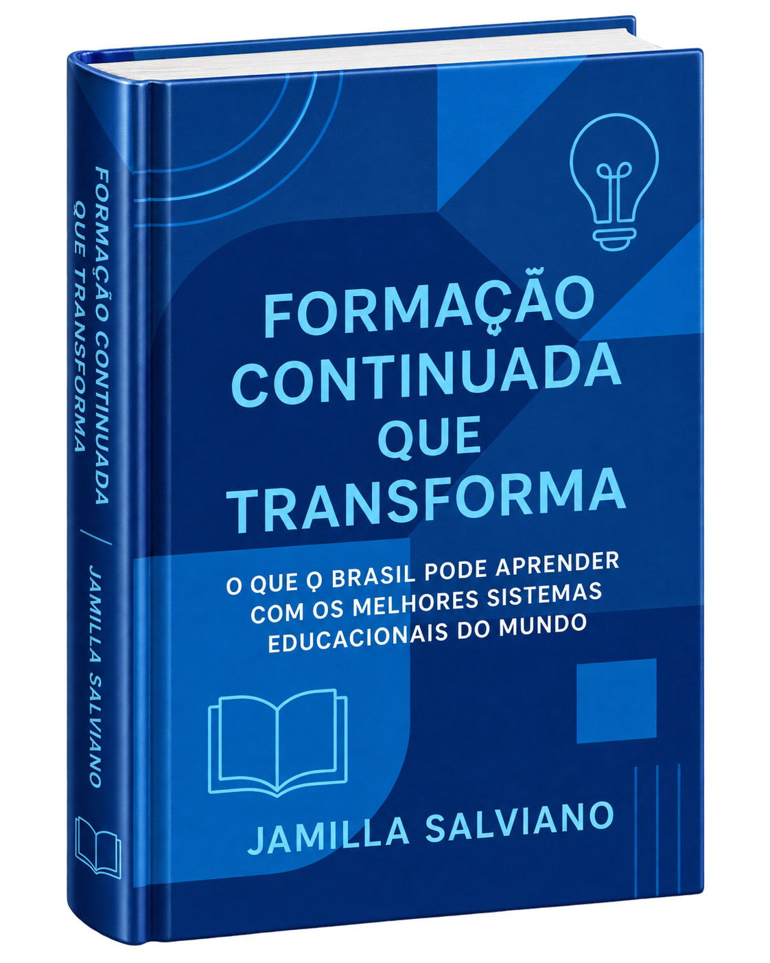 Capa do livro Formação Continuada, de Jamilla Salviano